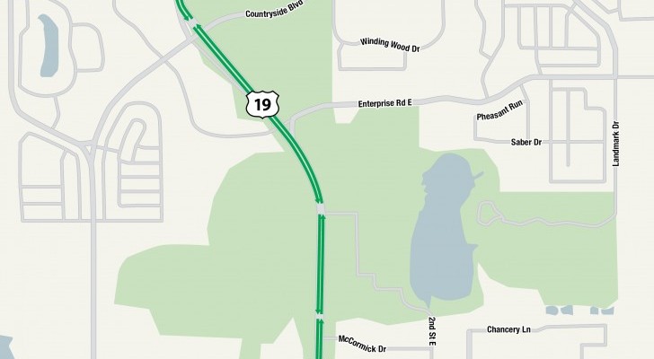 Southbound US 19 Ramp to SR 580 Closing Thursday Night
